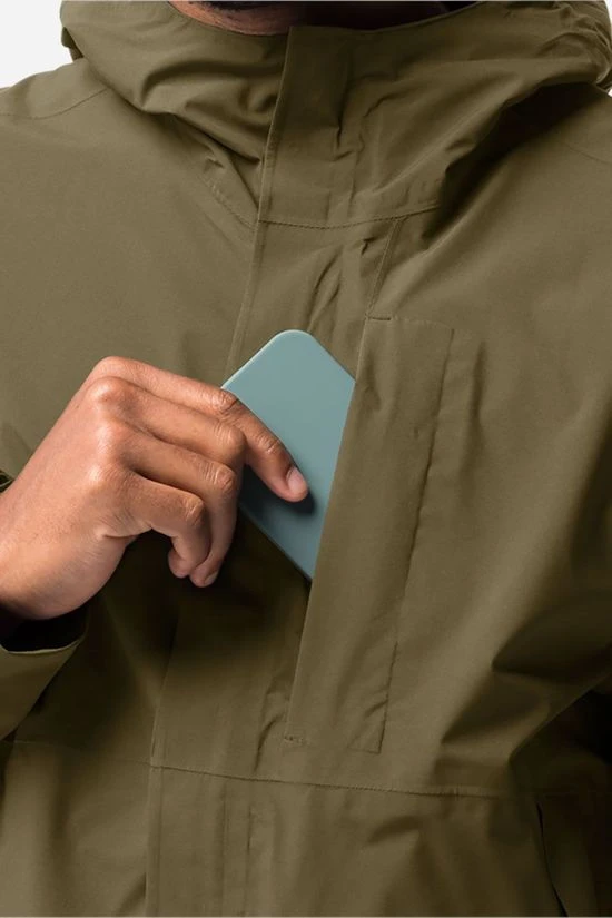 Jack Wolfskin Mankai Hardshell Jas 5 Jack Wolfskin Mankai Hardshell Jas - Afbeelding 3