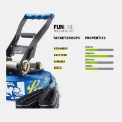 Gibbon Funline Treewear Set Slackline -NL Uitrusting Voor Buiten Verkoopwinkel h4tb390007 4010 06 nl